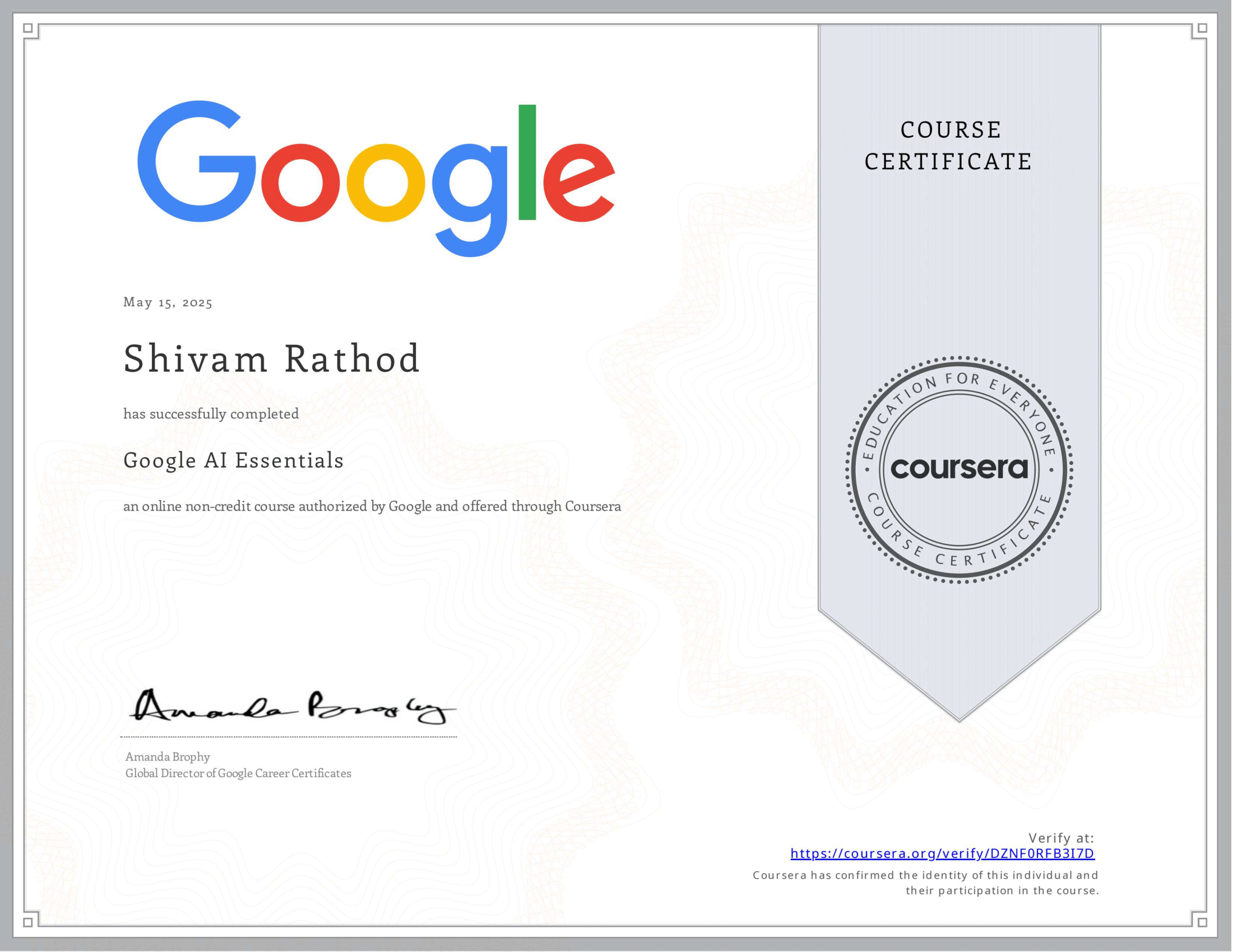 AI Essentials | Google